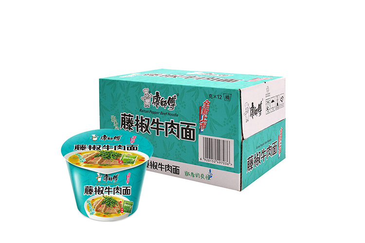 MASTER KANG RATTAN PEPPER BEEF NOODLE 106G 12CUPS